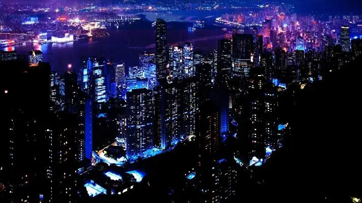 Hong Kong thema voor Windows 10 Diavoorstelling afbeelding 2