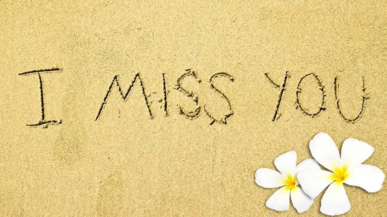 I Miss You theme for Windows 10 Slideshow image 1