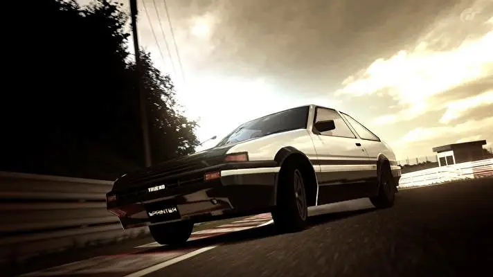 Initial D tema para Windows 10 Imagem de slideshow 4