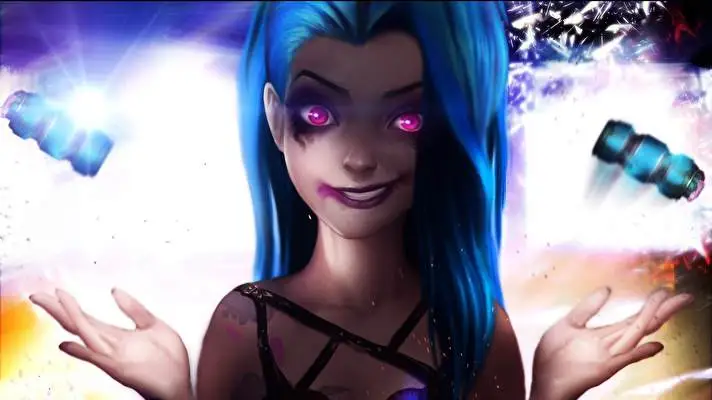 Jinx Lol theme for Windows 10 Slideshow image 4