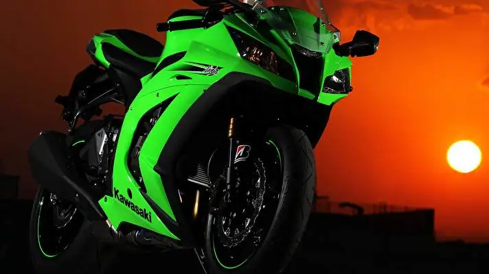 Kawasaki Ninja motyw dla Windows 10 Obraz pokazu slajdów 1