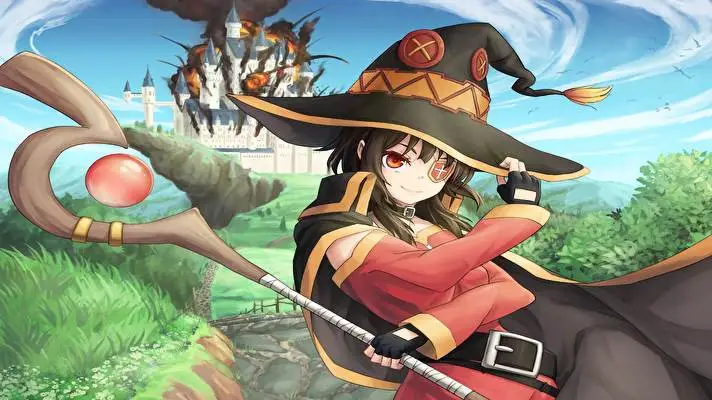 Konosuba motiv pro Windows 10 Obrázek prezentace 2