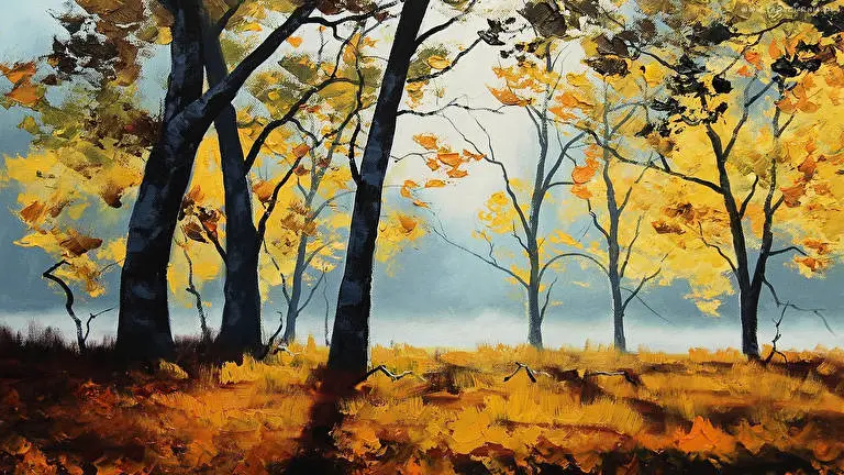 Disegno a Colori di Paesaggio tema per Windows 10 Immagine di presentazione 1