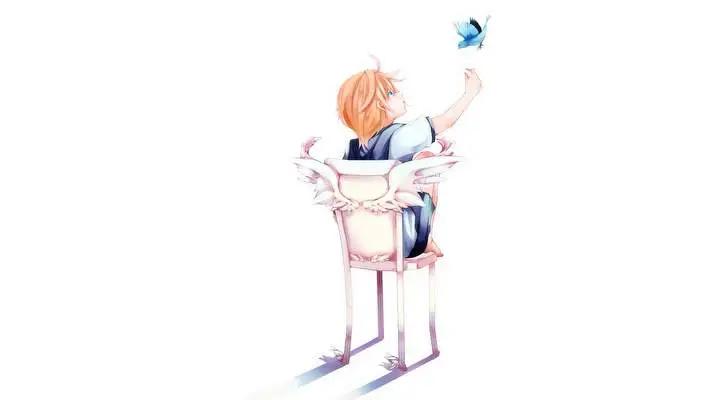 Len Kagamine Vocaloid motiv pro Windows 10 Obrázek prezentace 4