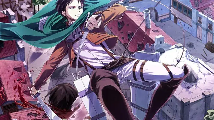 Levi Ackerman motiv pro Windows 10 Obrázek prezentace 1