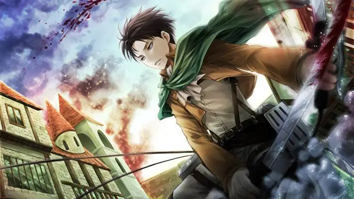 Levi Ackerman motiv pro Windows 10 Obrázek prezentace 4