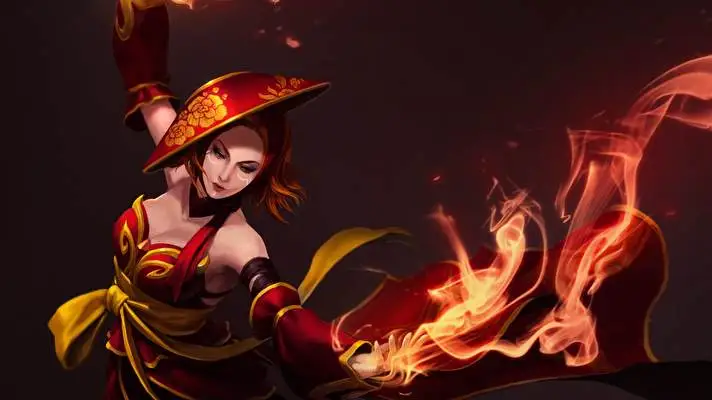 Lina Dota 2 theme for Windows 10 Slideshow image 1