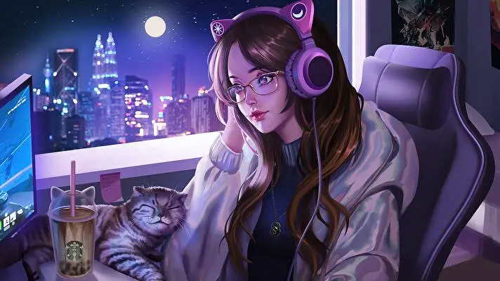 Lofi Anime theme for Windows 10 Slideshow image 5