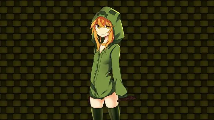 Девушки Майнкрафт тема для Windows 10 Изображение слайдшоу 1