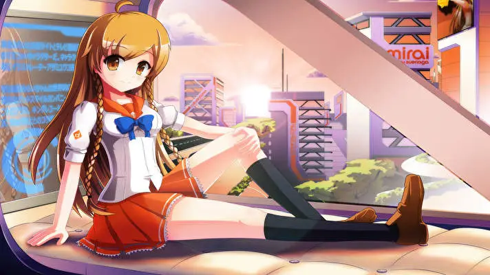 Mirai Suenega tema per Windows 10 Immagine di presentazione 1