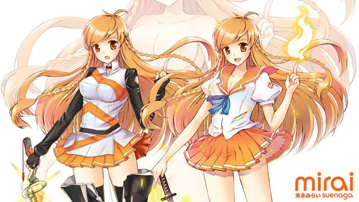Mirai Suenega tema per Windows 10 Immagine di presentazione 2