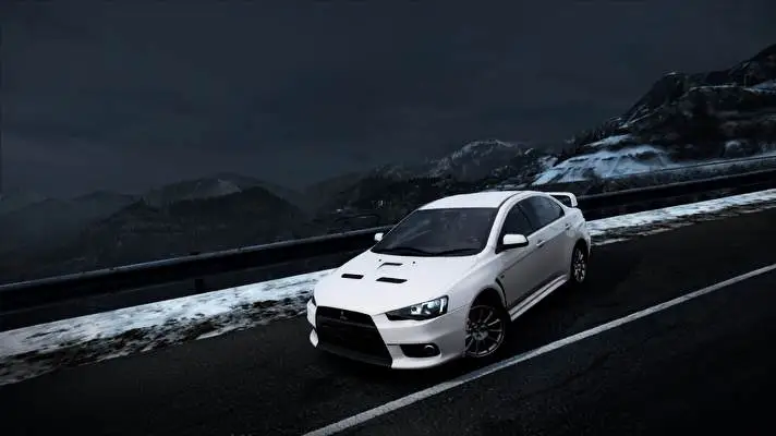 Mitsubishi Lancer Evolution theme for Windows 10 Slideshow image 1