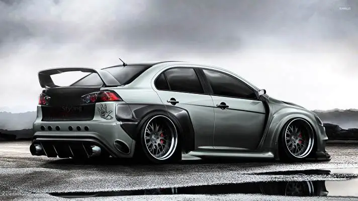 Mitsubishi Lancer Evolution theme for Windows 10 Slideshow image 5