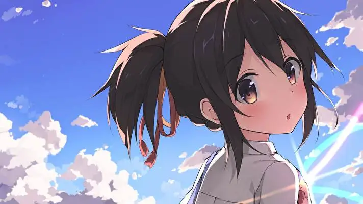 Mitsuha Miyamizu motiv pro Windows 10 Obrázek prezentace 2