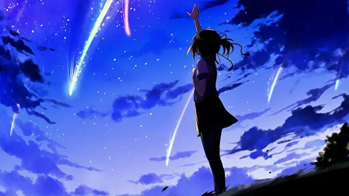 Mitsuha Miyamizu motiv pro Windows 10 Obrázek prezentace 3