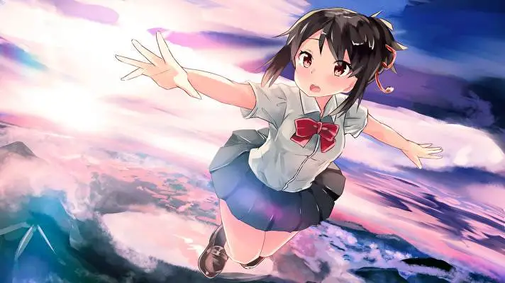 Mitsuha Miyamizu motiv pro Windows 10 Obrázek prezentace 5