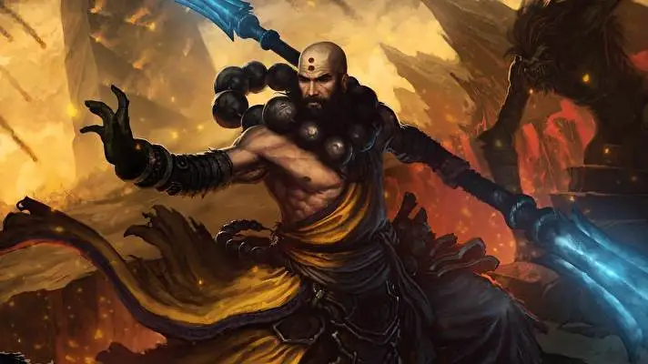 モンク・ディアブロ Windows 10用テーマ スライドショー画像 1