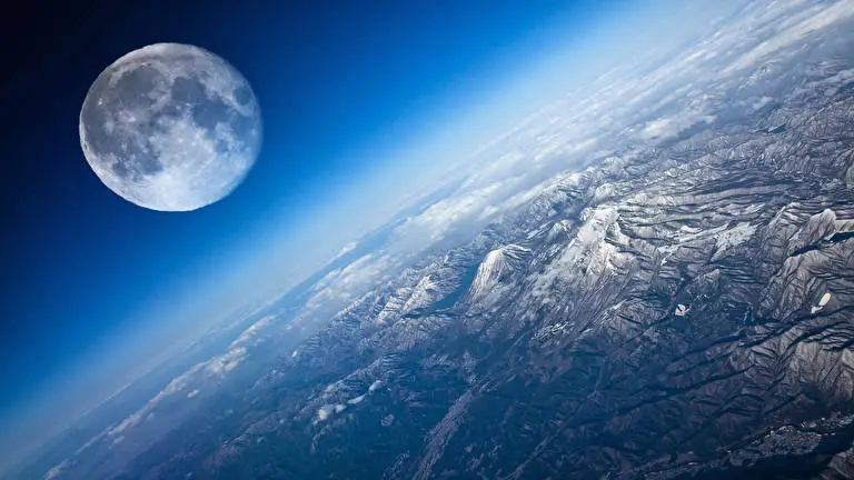 Moon theme for Windows 10 Slideshow image 5