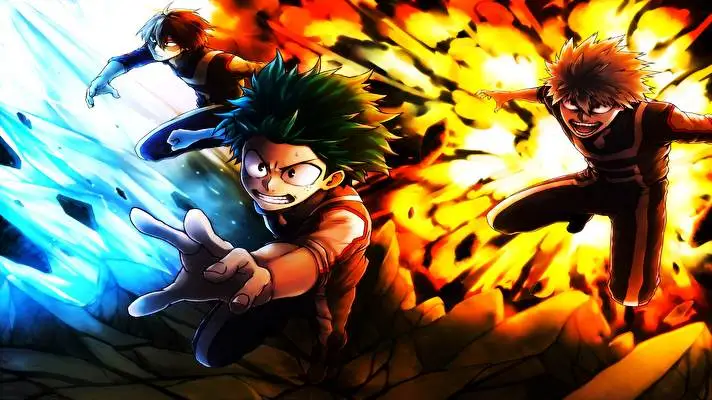 My Hero Academia téma Windows 10-hez Diavetítés kép 1