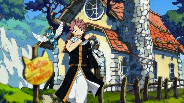 Natsu Dragneel motiv pro Windows 10 Obrázek prezentace 2