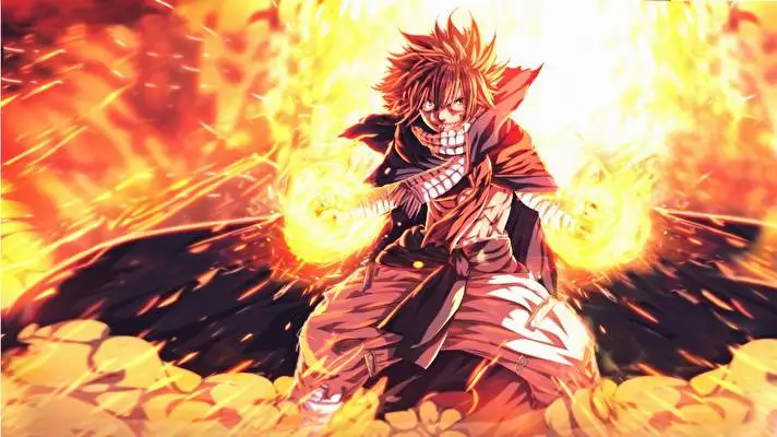 Natsu Dragneel motiv pro Windows 10 Obrázek prezentace 5