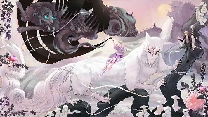 Natsumeova kniha přátel motiv pro Windows 10 Obrázek prezentace 1