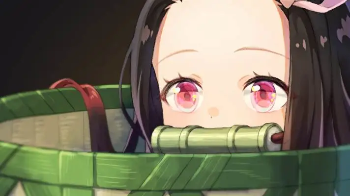 Nezuko Kamado motiv pro Windows 10 Obrázek prezentace 3