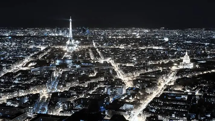 ナイトシティ Windows 10用テーマ スライドショー画像 1