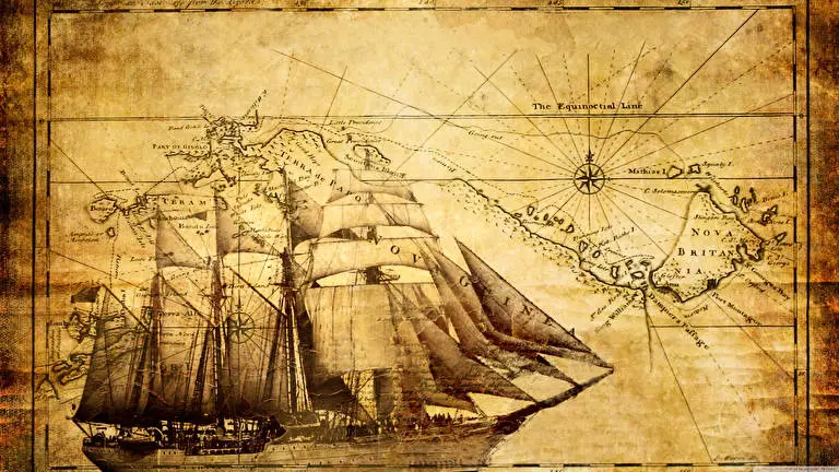 Eski Dünya Haritası Windows 10 için tema Slayt gösterisi görüntüsü 1