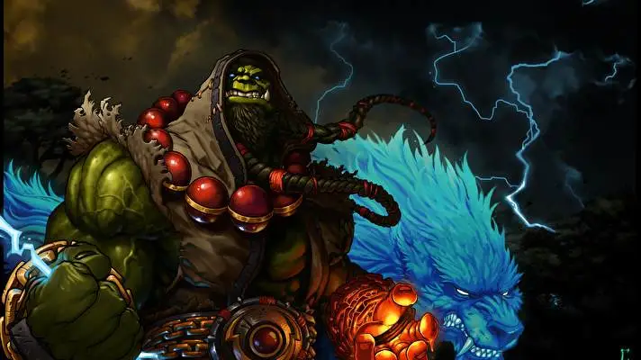 Orkové Svět Warcraftu motiv pro Windows 10 Obrázek prezentace 5