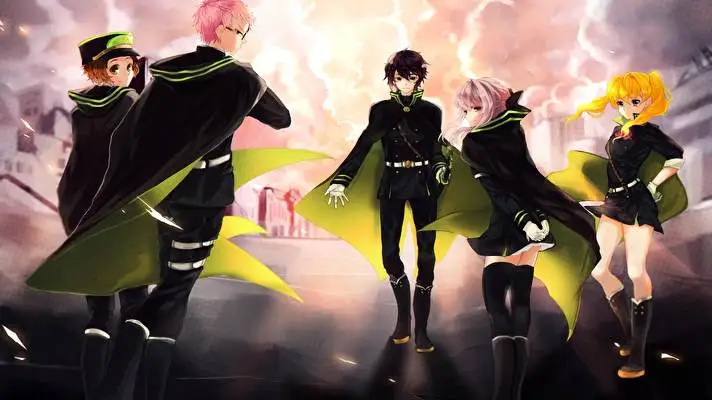 Owari No Seraph motiv pro Windows 10 Obrázek prezentace 3