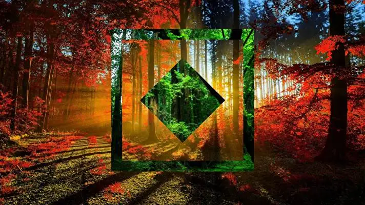 Polyscape tema para Windows 10 Imagem de slideshow 2