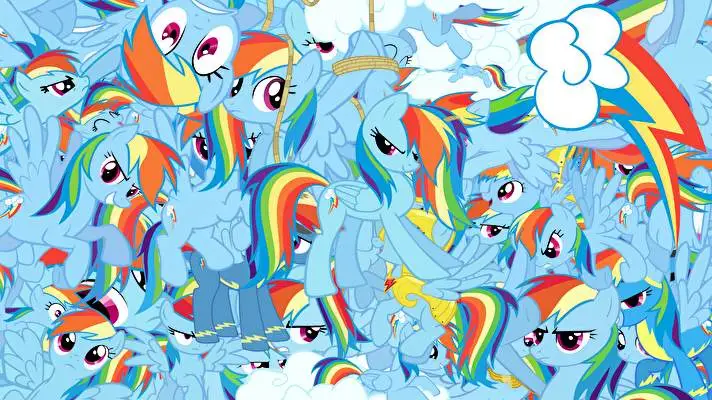 Rainbow Dash theme for Windows 10 Slideshow image 2