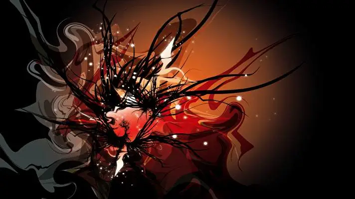 Rood en Zwart thema voor Windows 10 Diavoorstelling afbeelding 1