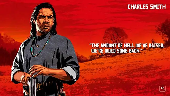 Red Dead Redemption 2 Art theme for Windows 10 Slideshow image 4