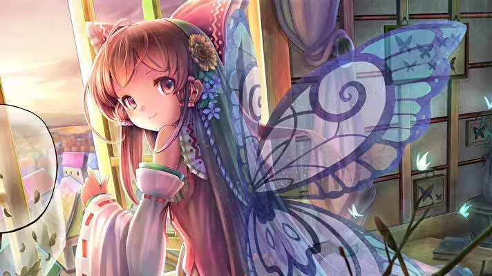 Reimu Hakurei téma Windows 10-hez Diavetítés kép 1