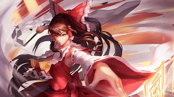 Reimu Hakurei téma Windows 10-hez Diavetítés kép 5