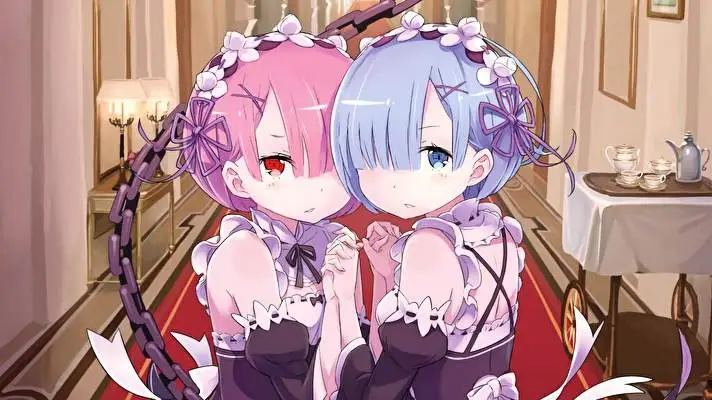 Rem Rezero motiv pro Windows 10 Obrázek prezentace 2