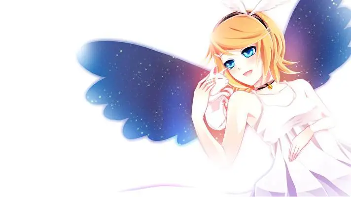 Rin Kagamine Vocaloid motyw dla Windows 10 Obraz pokazu slajdów 4