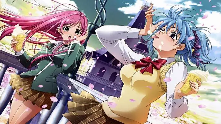Rosario   Vampire motiv pro Windows 10 Obrázek prezentace 2