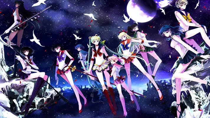Sailor Moon motiv pro Windows 10 Obrázek prezentace 1
