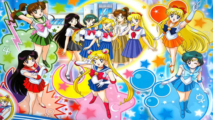 Sailor Moon motiv pro Windows 10 Obrázek prezentace 3
