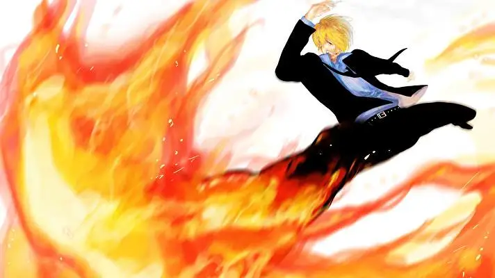Sanji One Piece motiv pro Windows 10 Obrázek prezentace 1