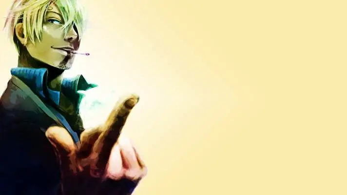 Sanji One Piece motiv pro Windows 10 Obrázek prezentace 3