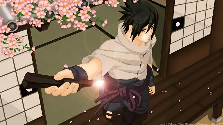 Sasuke Uchiha téma Windows 10-hez Diavetítés kép 5