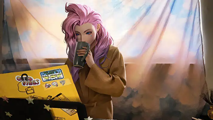 Seraphine Lol theme for Windows 10 Slideshow image 3