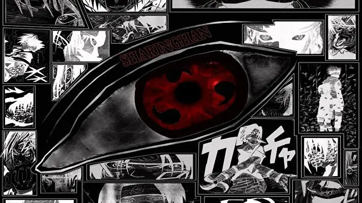 Sharingan motiv pro Windows 10 Obrázek prezentace 2