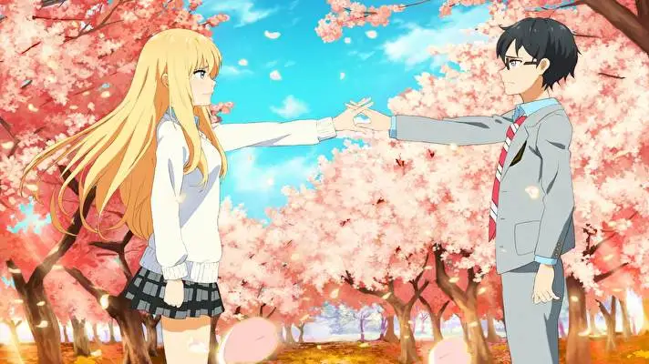 Shigatsu Wa Kimi No Uso téma Windows 10-hez Diavetítés kép 2