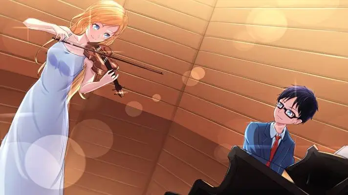 Shigatsu Wa Kimi No Uso téma Windows 10-hez Diavetítés kép 3