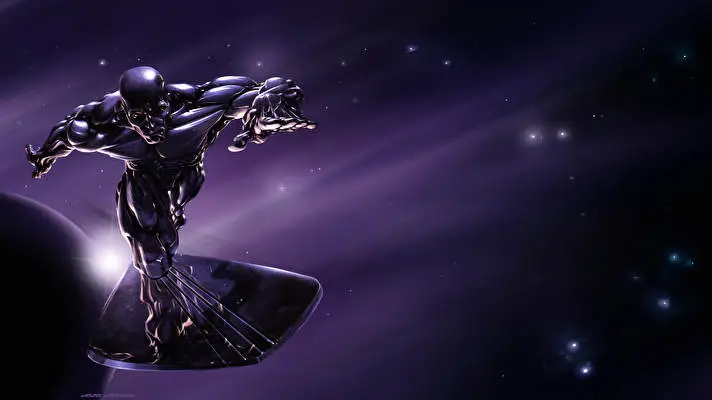Silver Surfer theme for Windows 10 Slideshow image 3